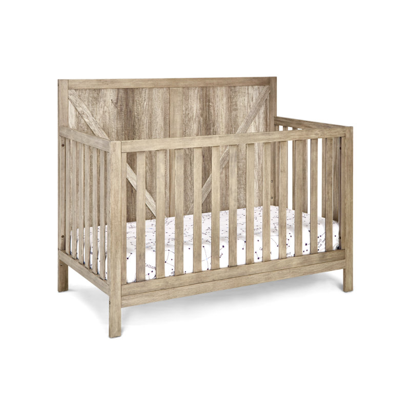 Barnside 4-in-1 Convertible Crib Washed Gray